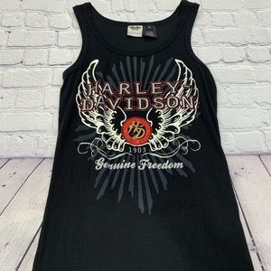 Harley Davidson Motorcycle Women’s Tank Top Genuine Freedom
